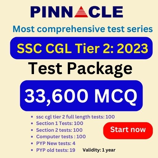 SSC CGL Tier 2 Test Package - 33600 MCQ
